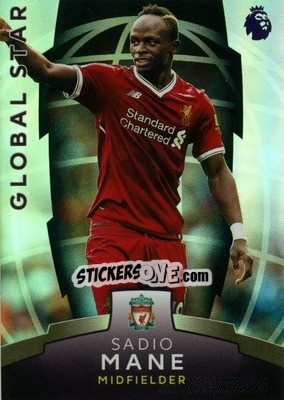 Sticker Sadio Mane - Premier League Platinum 2017-2018 n. 119 - Topps
