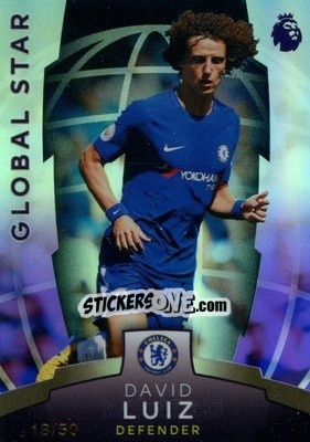 Sticker David Luiz - Premier League Platinum 2017-2018 n. 110p - Topps