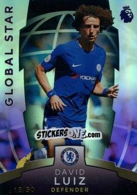 Sticker David Luiz - Premier League Platinum 2017-2018 - Topps