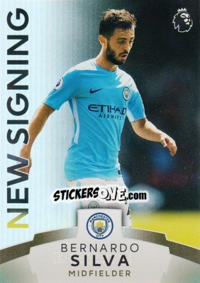 Sticker Bernardo Silva - Premier League Platinum 2017-2018 n. 151 - Topps