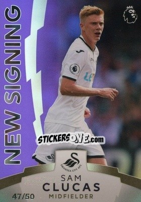 Figurina Sam Clucas - Premier League Platinum 2017-2018 - Topps