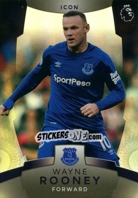 Sticker Wayne Rooney - Premier League Platinum 2017-2018 - Topps