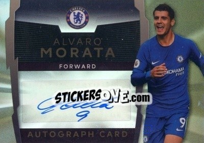 Sticker Alvaro Morata - Premier League Platinum 2017-2018 n. A-3 - Topps