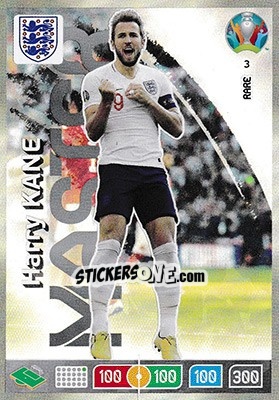 Sticker Harry Kane - UEFA Euro 2020 Preview. Adrenalyn XL n. 3 - Panini