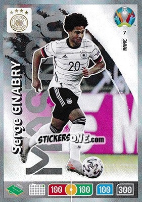 Sticker Serge Gnabry - UEFA Euro 2020 Preview. Adrenalyn XL n. 7 - Panini
