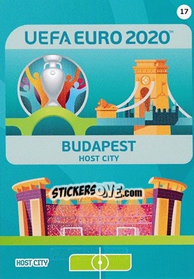 Sticker Budapest - UEFA Euro 2020 Preview. Adrenalyn XL - Panini