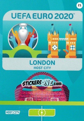 Sticker London - UEFA Euro 2020 Preview. Adrenalyn XL - Panini