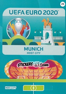 Sticker Munich - UEFA Euro 2020 Preview. Adrenalyn XL n. 25 - Panini