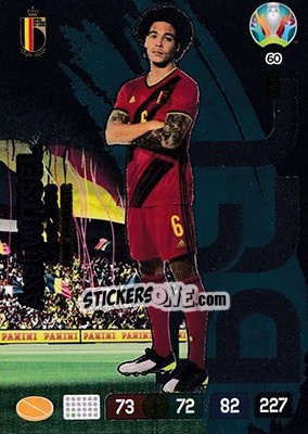Sticker Axel Witsel - UEFA Euro 2020 Preview. Adrenalyn XL n. 60 - Panini