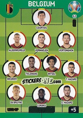 Sticker Line-Up - UEFA Euro 2020 Preview. Adrenalyn XL - Panini