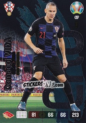 Sticker Domagoj Vida - UEFA Euro 2020 Preview. Adrenalyn XL n. 67 - Panini
