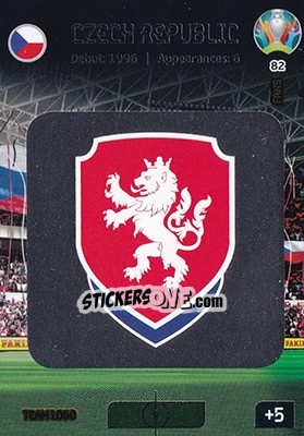 Sticker Team Logo - UEFA Euro 2020 Preview. Adrenalyn XL n. 82 - Panini