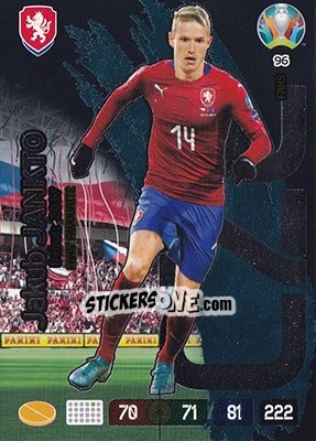 Sticker Jakub Jankto - UEFA Euro 2020 Preview. Adrenalyn XL n. 96 - Panini
