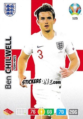 Sticker Ben Chilwell - UEFA Euro 2020 Preview. Adrenalyn XL n. 125 - Panini