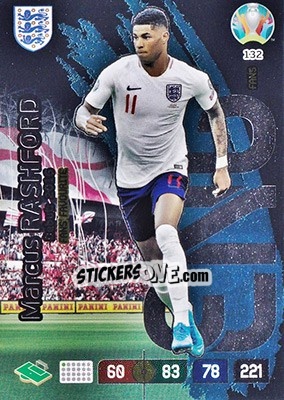 Sticker Marcus Rashford - UEFA Euro 2020 Preview. Adrenalyn XL - Panini