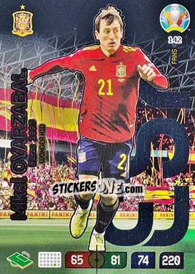 Cromo Mikel Oyarzabal - UEFA Euro 2020 Preview. Adrenalyn XL n. 142 - Panini