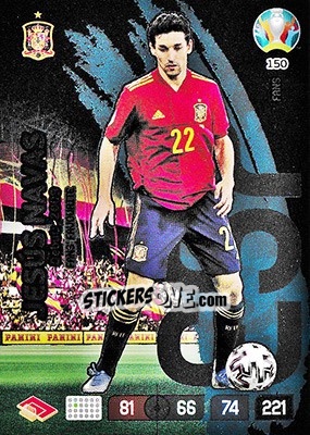 Sticker Jesús Navas - UEFA Euro 2020 Preview. Adrenalyn XL - Panini