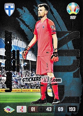 Sticker Lukáš Hrádecký - UEFA Euro 2020 Preview. Adrenalyn XL - Panini