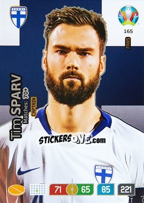 Figurina Tim Sparv - UEFA Euro 2020 Preview. Adrenalyn XL - Panini