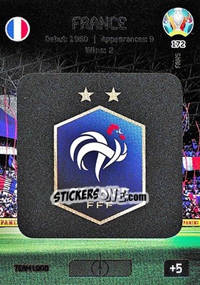 Sticker Team Logo - UEFA Euro 2020 Preview. Adrenalyn XL n. 172 - Panini