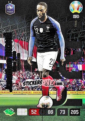 Sticker Jonathan Ikoné - UEFA Euro 2020 Preview. Adrenalyn XL n. 178 - Panini