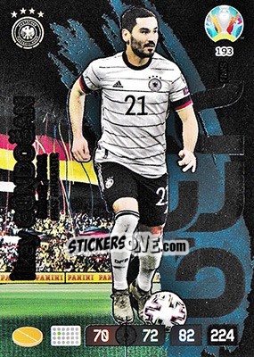 Sticker Ilkay Gündoğan - UEFA Euro 2020 Preview. Adrenalyn XL n. 193 - Panini