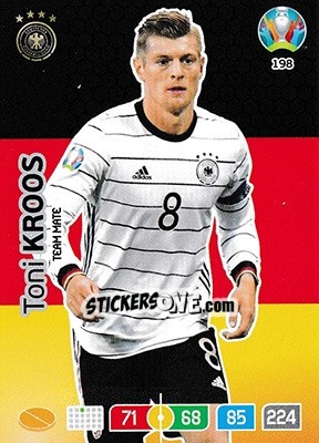 Sticker Toni Kroos - UEFA Euro 2020 Preview. Adrenalyn XL n. 198 - Panini