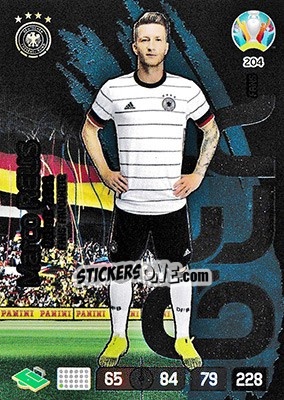 Sticker Marco Reus - UEFA Euro 2020 Preview. Adrenalyn XL n. 204 - Panini