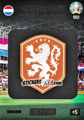 Sticker Team Logo - UEFA Euro 2020 Preview. Adrenalyn XL n. 226 - Panini