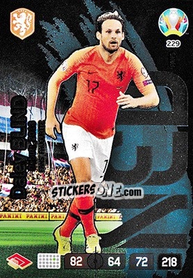 Cromo Daley Blind - UEFA Euro 2020 Preview. Adrenalyn XL - Panini