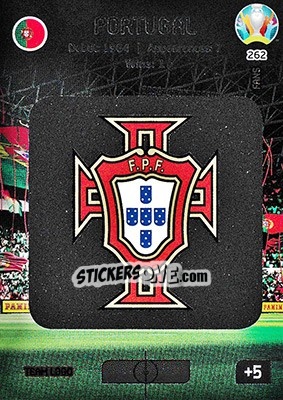 Sticker Team Logo - UEFA Euro 2020 Preview. Adrenalyn XL n. 262 - Panini
