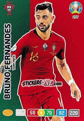 Sticker Bruno Fernandes - UEFA Euro 2020 Preview. Adrenalyn XL - Panini