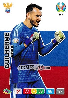 Sticker Guilherme - UEFA Euro 2020 Preview. Adrenalyn XL n. 281 - Panini
