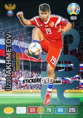 Sticker Ilzat Akhmetov - UEFA Euro 2020 Preview. Adrenalyn XL n. 286 - Panini