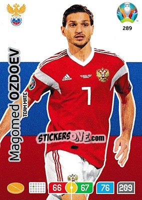 Sticker Magomed Ozdoev - UEFA Euro 2020 Preview. Adrenalyn XL n. 289 - Panini