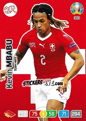 Sticker Kevin Mbabu - UEFA Euro 2020 Preview. Adrenalyn XL n. 303 - Panini