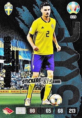 Sticker Mikael Lustig - UEFA Euro 2020 Preview. Adrenalyn XL n. 319 - Panini