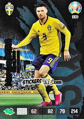 Sticker Marcus Berg - UEFA Euro 2020 Preview. Adrenalyn XL n. 330 - Panini