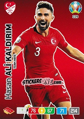 Sticker Hasan Ali Kaldirim - UEFA Euro 2020 Preview. Adrenalyn XL n. 339 - Panini