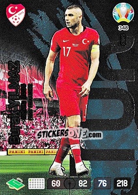 Sticker Burak Yilmaz - UEFA Euro 2020 Preview. Adrenalyn XL n. 348 - Panini