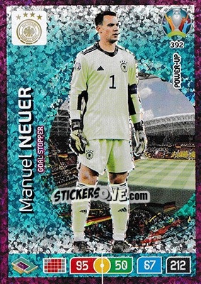 Sticker Manuel Neuer - UEFA Euro 2020 Preview. Adrenalyn XL n. 392 - Panini