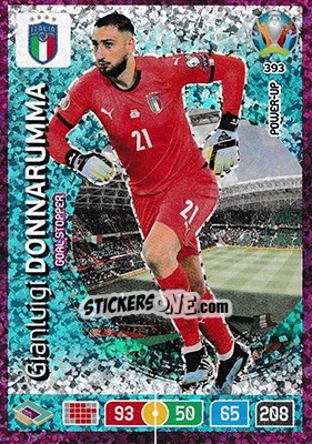 Sticker Gianluigi Donnarumma - UEFA Euro 2020 Preview. Adrenalyn XL n. 393 - Panini
