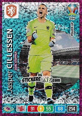 Sticker Jasper Cillessen - UEFA Euro 2020 Preview. Adrenalyn XL n. 394 - Panini