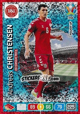 Sticker Andreas Christensen - UEFA Euro 2020 Preview. Adrenalyn XL n. 398 - Panini
