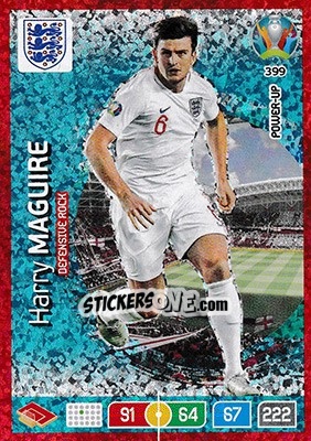 Sticker Harry Maguire - UEFA Euro 2020 Preview. Adrenalyn XL n. 399 - Panini