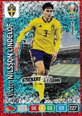 Sticker Victor Nilsson Lindelöf - UEFA Euro 2020 Preview. Adrenalyn XL n. 405 - Panini