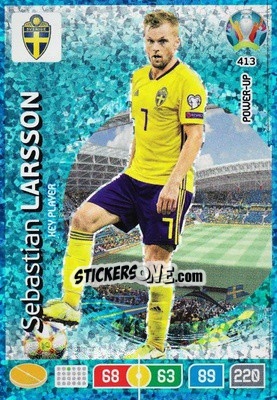 Sticker Sebastian Larsson - UEFA Euro 2020 Preview. Adrenalyn XL n. 413 - Panini