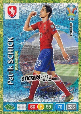 Sticker Patrik Schick - UEFA Euro 2020 Preview. Adrenalyn XL - Panini