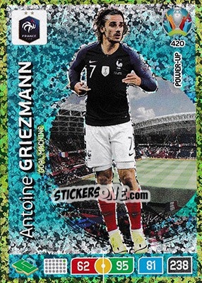 Sticker Antoine Griezmann - UEFA Euro 2020 Preview. Adrenalyn XL n. 420 - Panini
