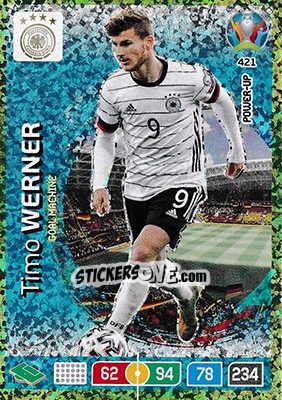 Sticker Timo Werner - UEFA Euro 2020 Preview. Adrenalyn XL n. 421 - Panini